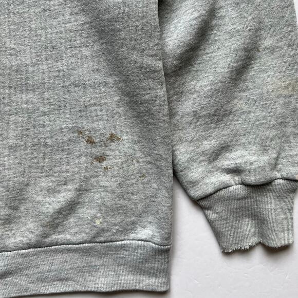 Vintage Distressed Gray Navistar Indianapolis Plant Raglan Crewneck Sweatshirt L - Picture 5 of 16